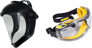 Honeywell Uvex Bionic Face Shield with Clear Polycarbonate Visor Bundle