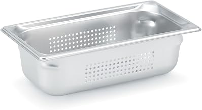 Vollrath 90363 Super Pan 3 1/3 Size x 6" D Perforated Food Pan