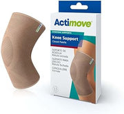 Actimove Everyday Supports Knee Brace, Closed Patella | Compression Sleeve for ACL, MCL Injury Recovery & Maximum Knee Support for Men and Women | Fits Right and Left Side, Beige, Medium
