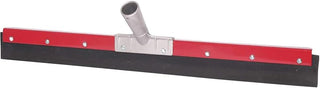 24" Black Buna Blend Floor Squeegee, Rubber Refill