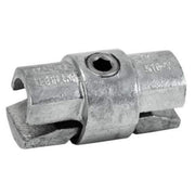 Internal Coupling by Kee Safety – 2.93"L x 1.66"W x 1.72"H, Galvanized Iron, Gray, Model 514-7