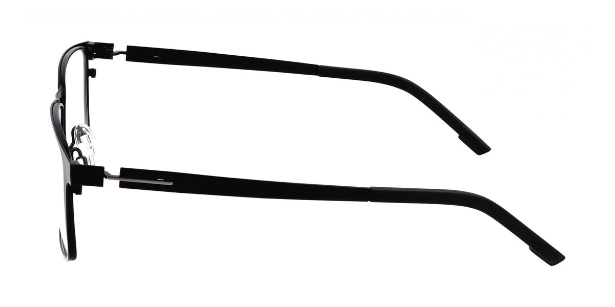 Eyeglasses FLX 1007 MAG-SET 002 Matte Black by Flexon – 57/18/145, Matte Black, Model FLX1007MAG-SET