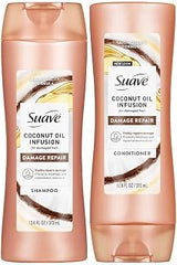 Suave Coconut Oil Infusion Shampoo and Conditioner Set, 12.6 Oz Ea