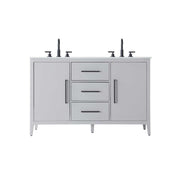 Grey Millie Bathroom Vanity by by Elegant Lighting – Solid wood and MDF, Gray, Model VF29354DGR