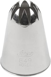 # 849 - Closed Star Pastry Tip .69'' Opening Diameter- Stainless Steel by Ateco