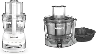 Cuisinart FP-130 13-Cup Multifunctional Food Processor White & Core Elements™ Juicing Center for FP-110 & FP-130 Series Food Processors