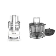 13-Cup Multifunctional Food Processor White & Core Elements™ Juicing Center for FP-110 & FP-130 Series Food Processors by Cuisinart – 13-Cup, Plastic (BPA-free), White