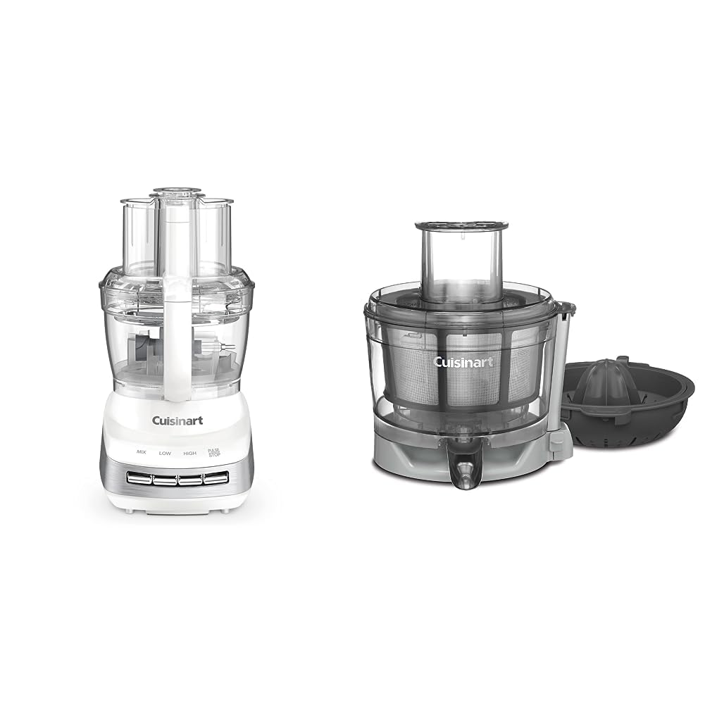 Cuisinart 13-Cup / White / Food Processor + Juicing Center Food Processors