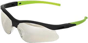 Jackson Safety V30 Nemesis Small Safety Glasses 38480 (1 Pair) (Green/Black Frame with Indoor/Outdoor Mirror Lens)