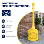 Eagle Yellow / 5 Gallon / 1 Smoking Receptacles