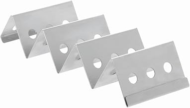 HUBERT Sandwich Displayer Zig Zag Stainless Steel - 10" L x 4" W x 2" H