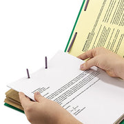 SMEAD Green / 1 / Letter (Pack of 1) Top Tab Classification Folders