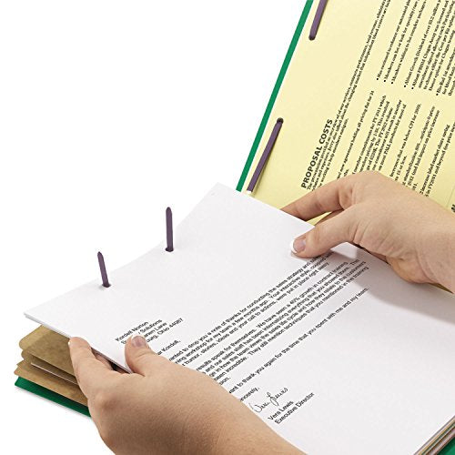 SMEAD Green / 1 / Letter (Pack of 1) Top Tab Classification Folders