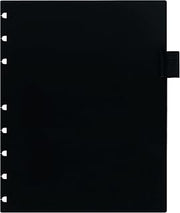 Rediform Blueline MiracleBind Notebook Accessory, Pen Holder with Elastic Loop, Black Poly (AFA9050PH)