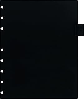 Rediform Blueline MiracleBind Notebook Accessory, Pen Holder with Elastic Loop, Black Poly (AFA9050PH)