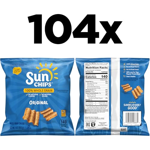 Sunchips Original / 1 Ounce (Pack of 104) / 1 Chips & Crisps
