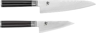 Shun Classic 2 Piece Asian Knife Set, 7-Inch Chef's Knife, 4.5-Inch Prep Knife