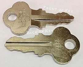 Lathem 2000, 3000, 4000 Time Clock Key (set of 2 keys)