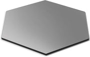 Rosseto SG032 19-Inch Hexagon Surface Acrylic Platter, Large, Black