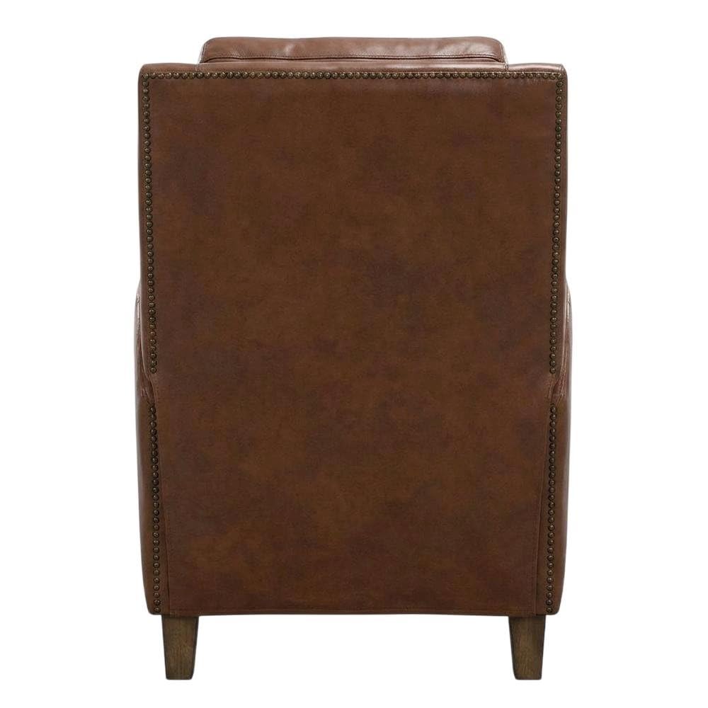 Brown Chestnut Charm Manual Recliner Two Pack by Starlight Canyon Home – Top Grain Leather with Match (X), Brown, Pack of 2