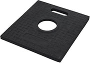 Global Industrial Rubber Base for Delineator Post, Square, Black