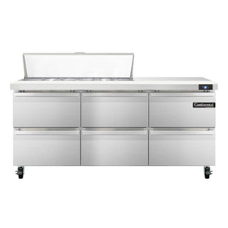 SW72-12C-D Sandwich Unit by Continental Refrigerator – 20.6 cubic_feet