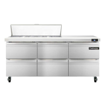 SW72-12C-D Sandwich Unit by Continental Refrigerator – 20.6 cubic_feet