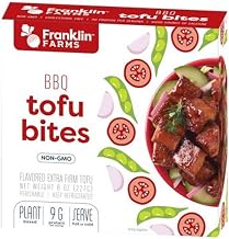 Franklin Farms Plant Based Barbecue Tofu Bites, 8 Ounce -- 6 per case