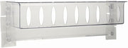 HUBERT Refrigerator Cooler Door Beverage Rack Clear Polycarbonate - 18 1/4" L x 4 1/2" W x 6" H