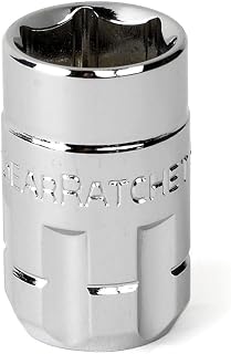 GEARWRENCH 1/4" Drive Pass Thru® 6 Point Standard Metric Socket 12mm - 522120GR