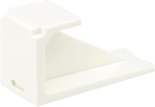 Panduit CMBIW-X Blank Module, Mini Com, Off White, 1 Port, 10-Pack