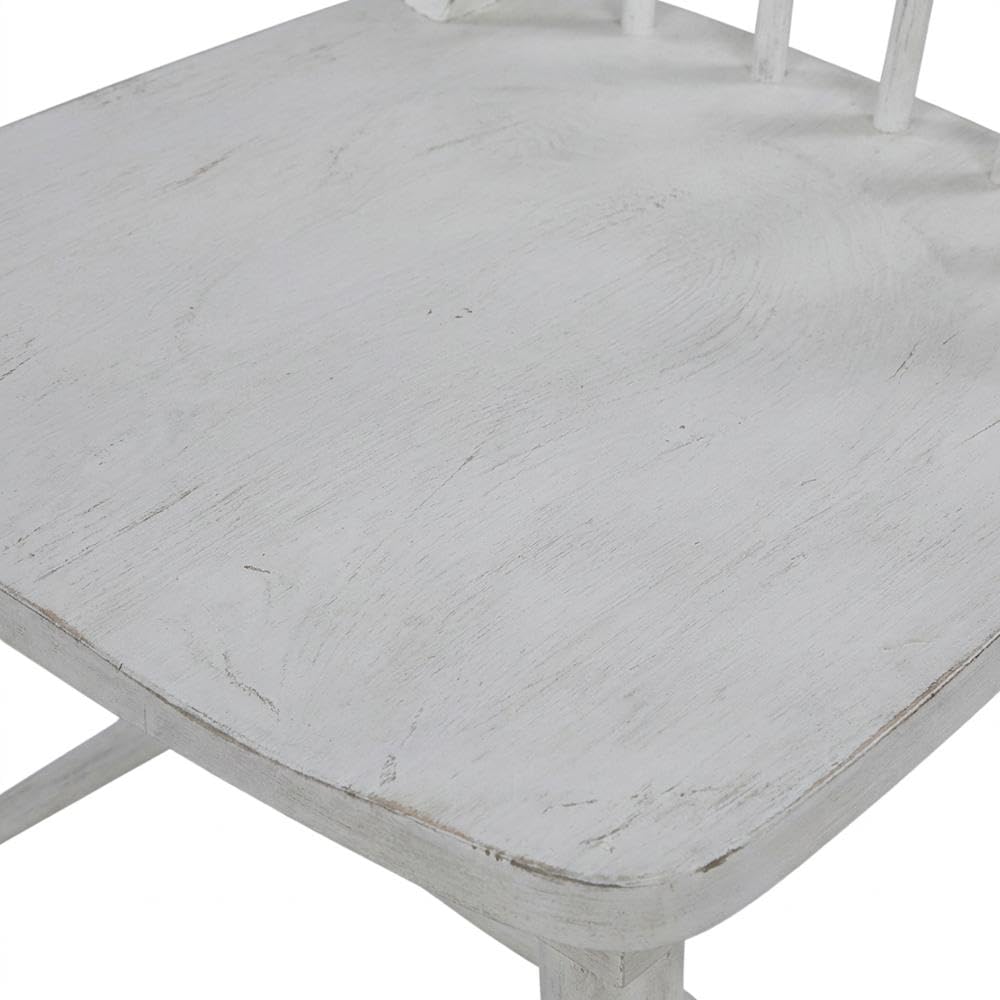 Pine Windsor Back Side Chairs Set of by Starlight Canyon Home – Pine Solids and amp, Veneers, White, Pack of 2