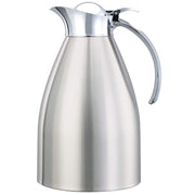 Carafe, 1.5 Liter Capacity, Brushed Finish & Polished Accents (Case of 6) by Service Ideas – 50.7 Ounces, 1.5 liters, Pack of 6, Model 982C15BS