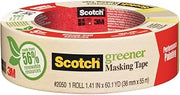 3M 2050-36A 1.41" Scotch Painters' Masking Tape for Trim Work