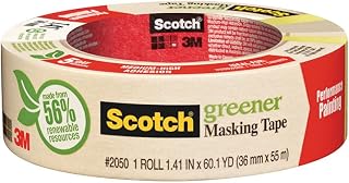 3M 2050-36A 1.41" Scotch Painters' Masking Tape for Trim Work