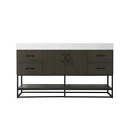 Caroline Bathroom Vanity Mocha Brown by Lighting Design – Wood, Mocha Brown