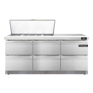 SW72-18M-FB-D Mighty Top Sandwich Unit by Continental Refrigerator – 20.6 cubic_feet
