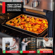 Stock Your Home Half Sheet / Silver / 2 Baking & Cookie Sheets