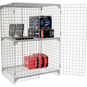 Global Industrial 4' x 2' x 6' / Gray / Industrial Storage Lockers