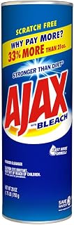 Ajax Powder Cleanser with Bleach - 21 ounce (Pack of 12)