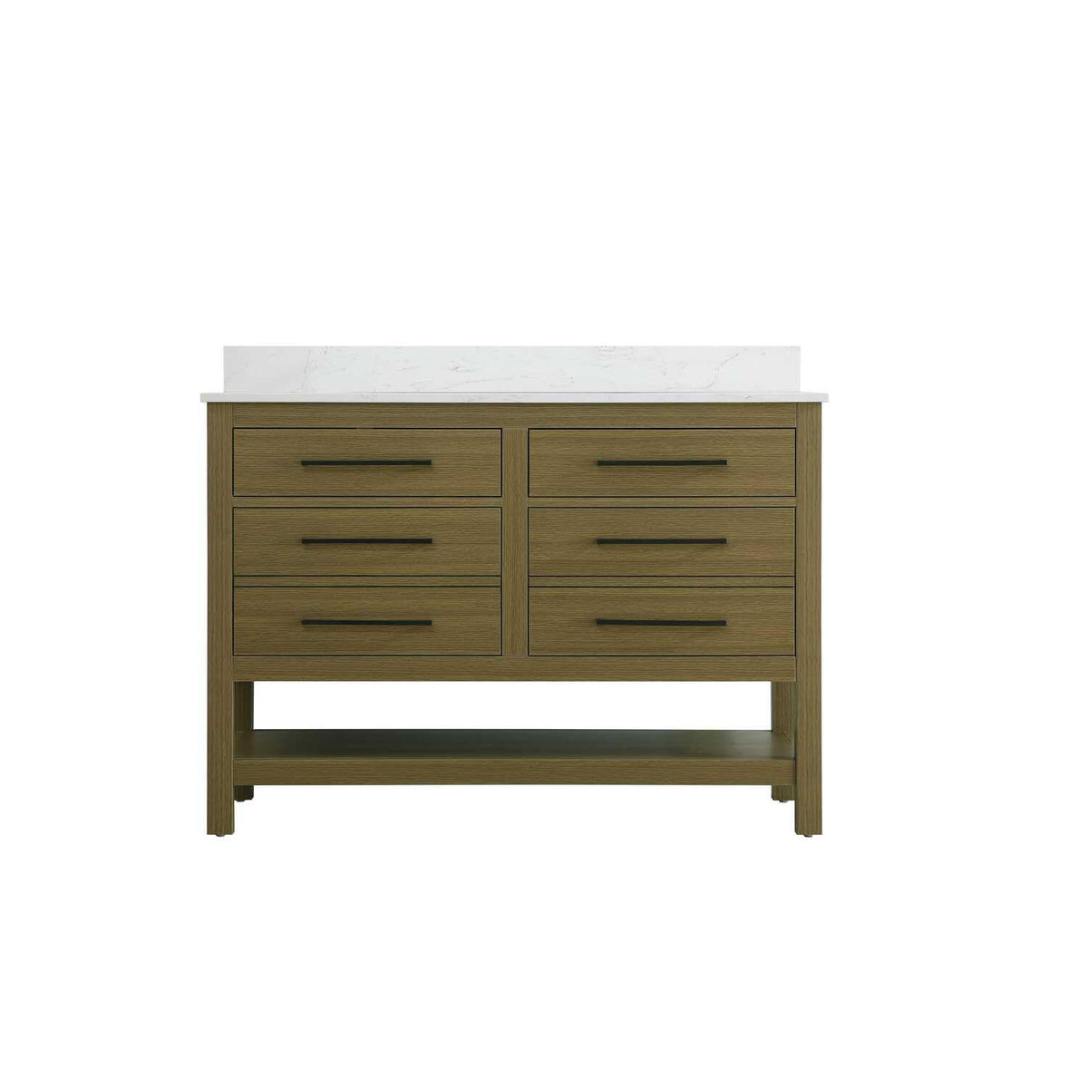 Karson Bathroom Vanity Chestnut Brown by Lighting Design – Wood, Chestnut Brown, Model VF60548MCB-BS