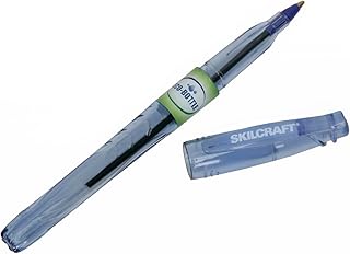 AbilityOne 7520016827163 - SKILCRAFT® Eco-Bottle Stick Ballpoint Pen - Medium Point - Blue Ink - 12 units