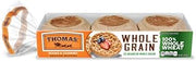 THOMAS' Thomas, 100% Whole Wheat English Muffins, 12 oz
