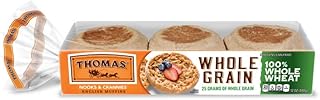 THOMAS' Thomas, 100% Whole Wheat English Muffins, 12 oz