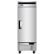 USA Refrigerator by Atosa – 27-Inch, 19.1 cubic_feet, Stainless Steel, Silver, Model MBF8505GR