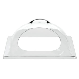 Chafer Cover with Cutout by CAL-MIL – Polycarbonate, Clear, Model 324-10