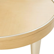 Camellia Field Caramel Cocktail Table with Elegant Rustic Design by Michael Amini – Solid; Manufactured Wood, Caramel, Model N9090204-134