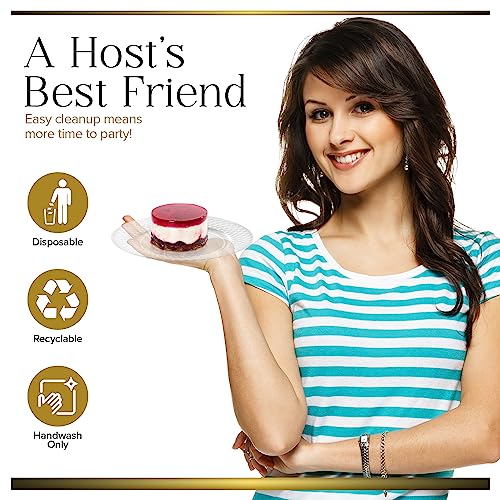 Stock Your Home 100 / Clear / 6 Inch Plates