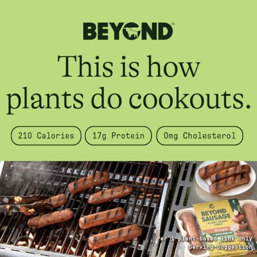 BEYOND MEAT Hot Italian / 14 Ounce (1-Pack) / Reddish-orange Frozen