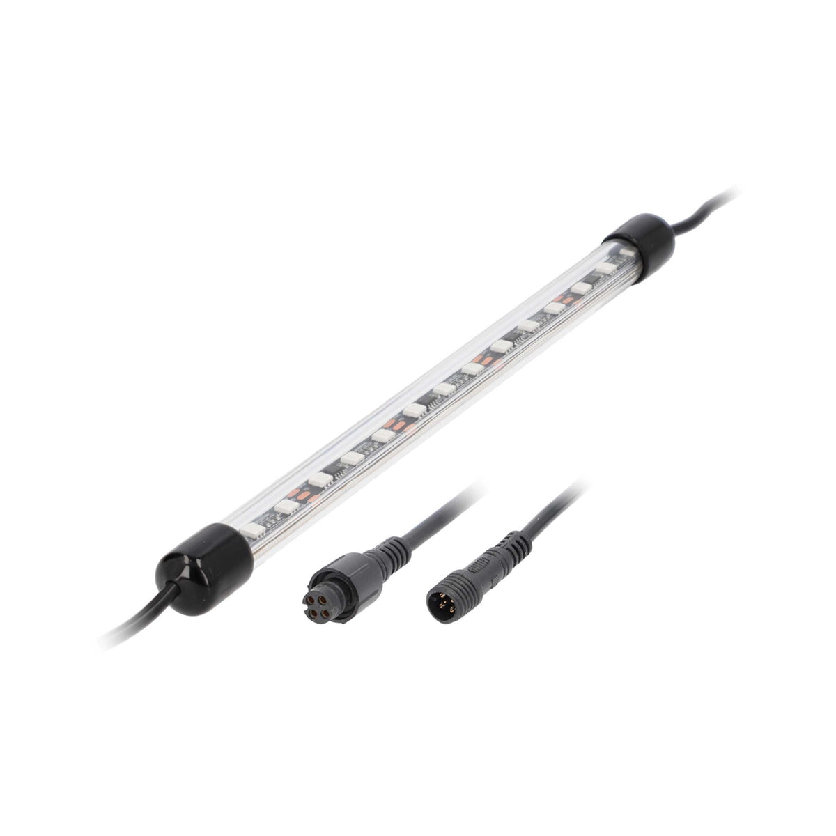 Heise by 9 Inch LED Chase Tube by Metra – Waterproof Materials, Rubber, Plastic, Black, Model HECHASET9